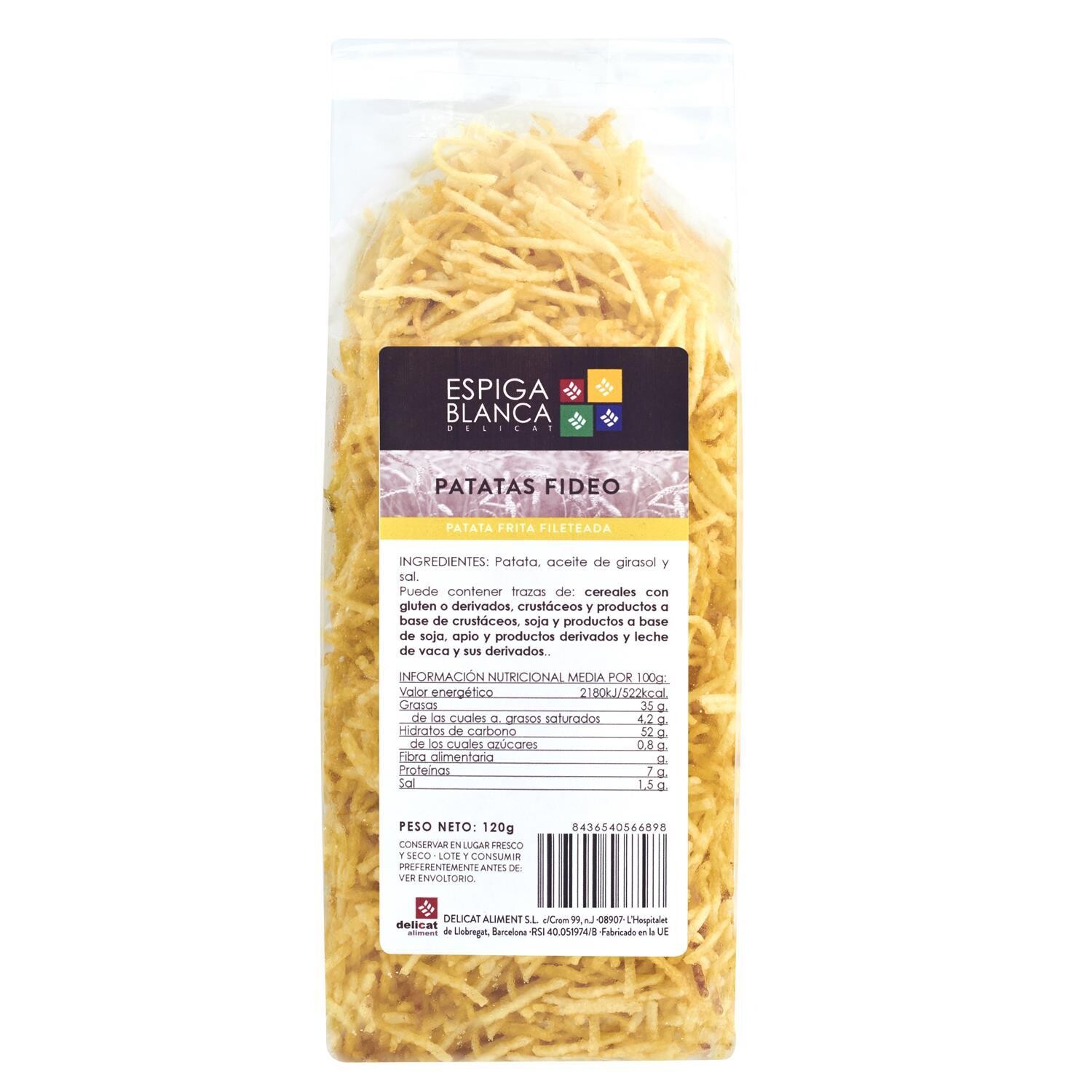 Patatas fideo ESPIGA BLANCA 120 g.