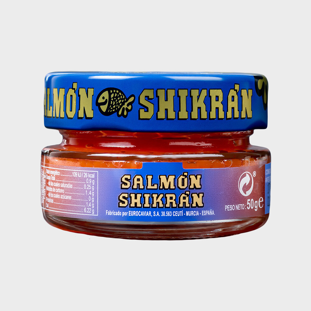 Salmón en esferas SHIKRAN 50 g.