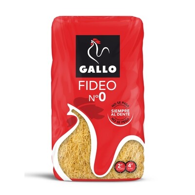 Fideo cabellín nº0 de GALLO.