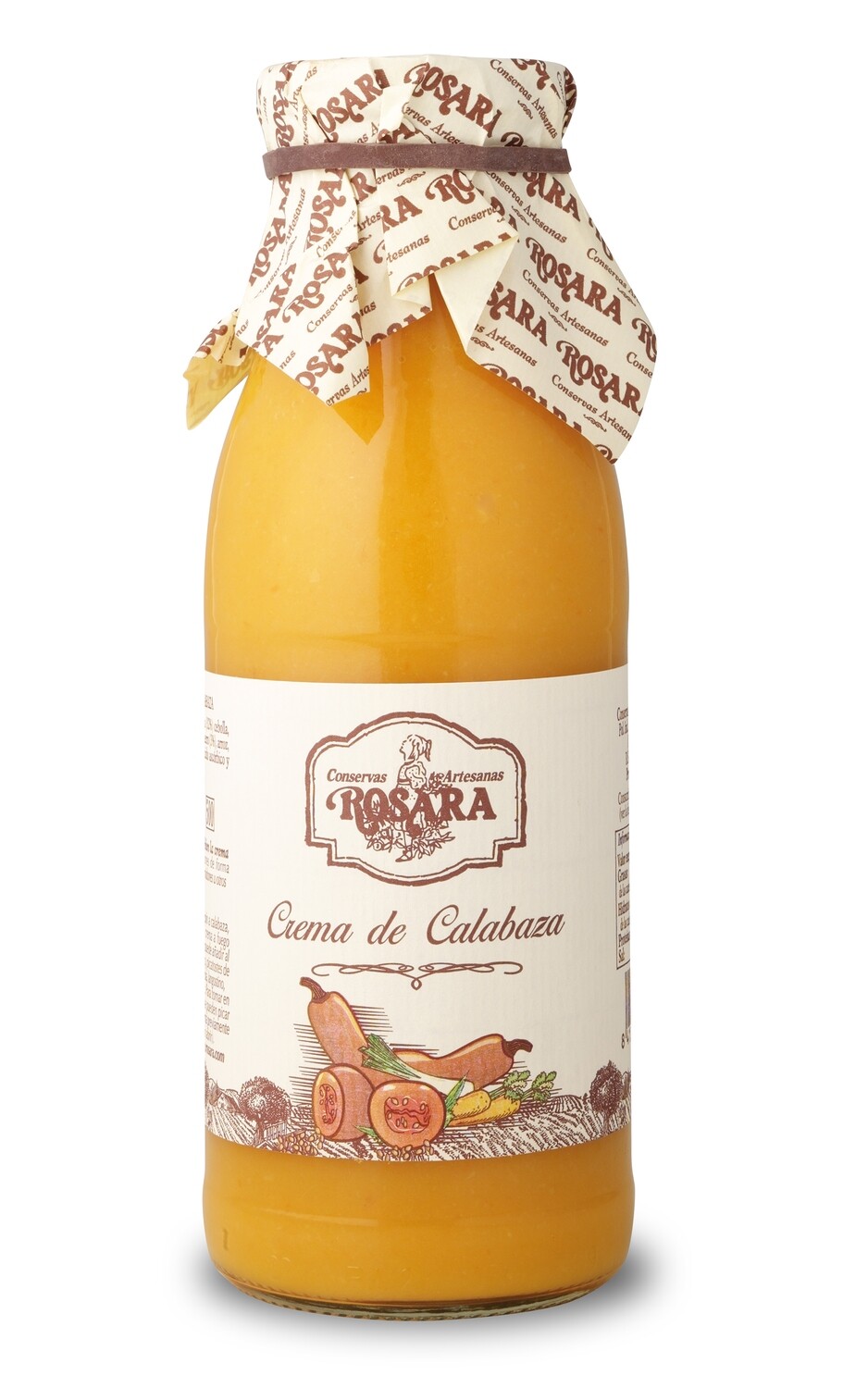 Crema de calabaza ROSARA 500 ml.