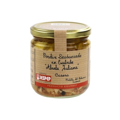 Perdiz deshuesada en escabeche &quot;Abuela Juliana&quot; JESPEP 335 g.