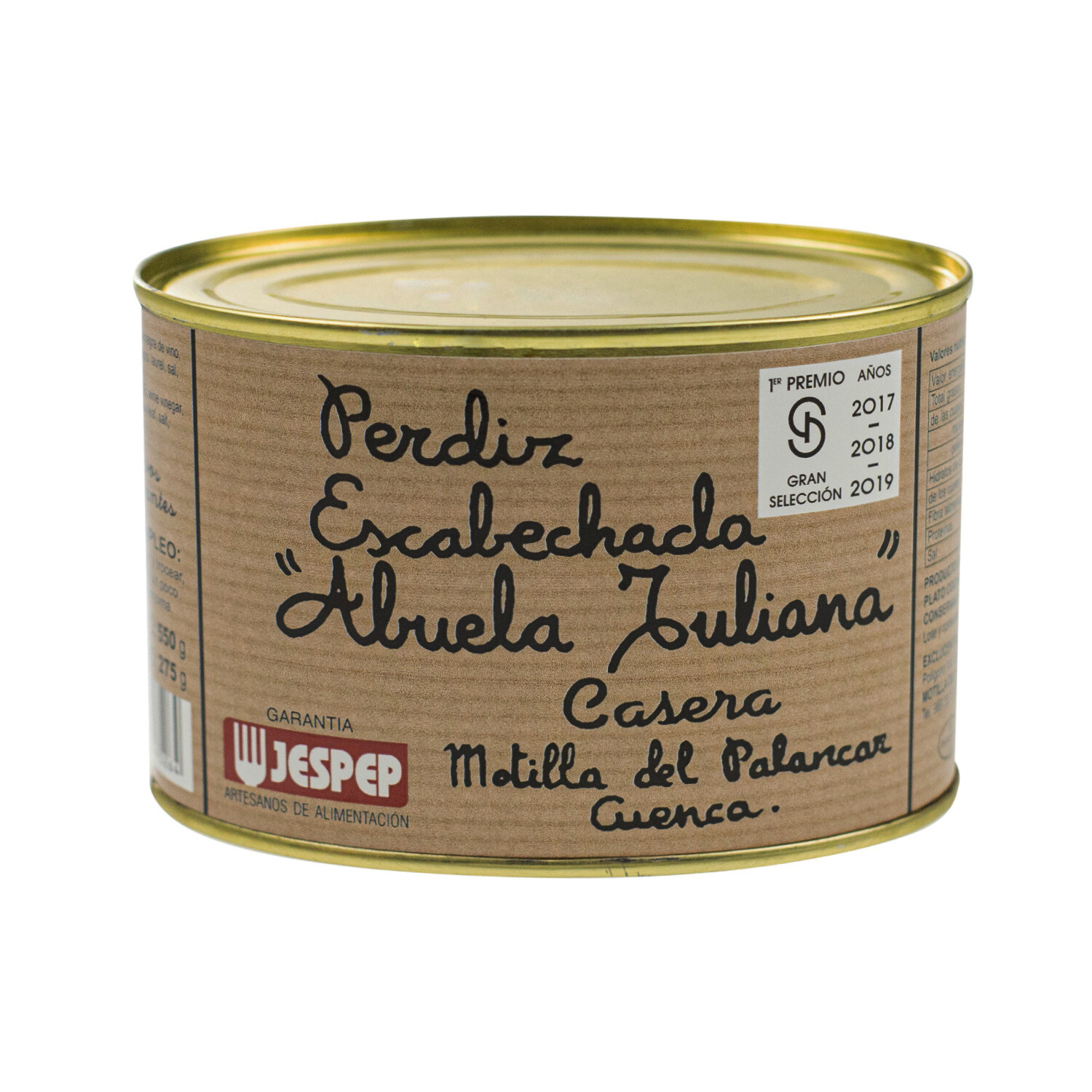 Perdiz escabechada &quot;Abuela Juliana&quot; casera JESPEP 550 g.