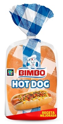 4 Pan hot dog BIMBO 220 g.