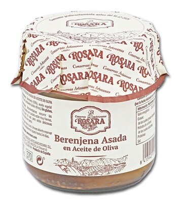 Berenjena asada en aceite de oliva ROSARA 320 g.