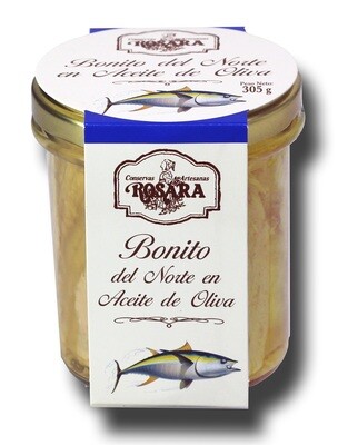 Bonito del Norte en aceite de oliva ROSARA 305 g.