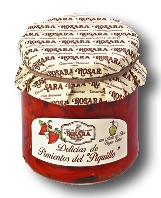 Delicias de pimientos del piquillo ROSARA185 gr.