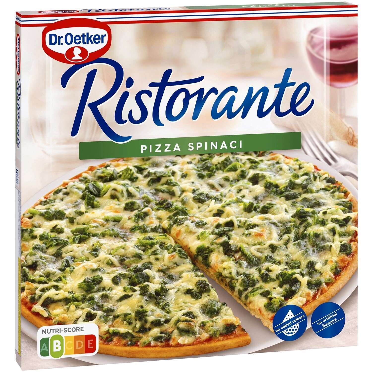 Pizza de espinacas y queso DR. OETKER 360 g.