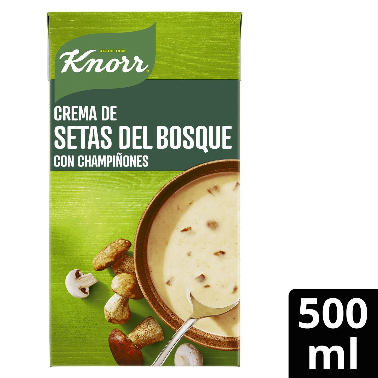 Crema de setas del bosque con champiñones  KNORR 500 ml.