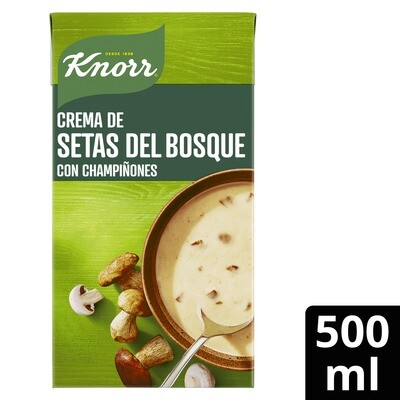 Crema de setas del bosque con champiñones  KNORR 500 ml.