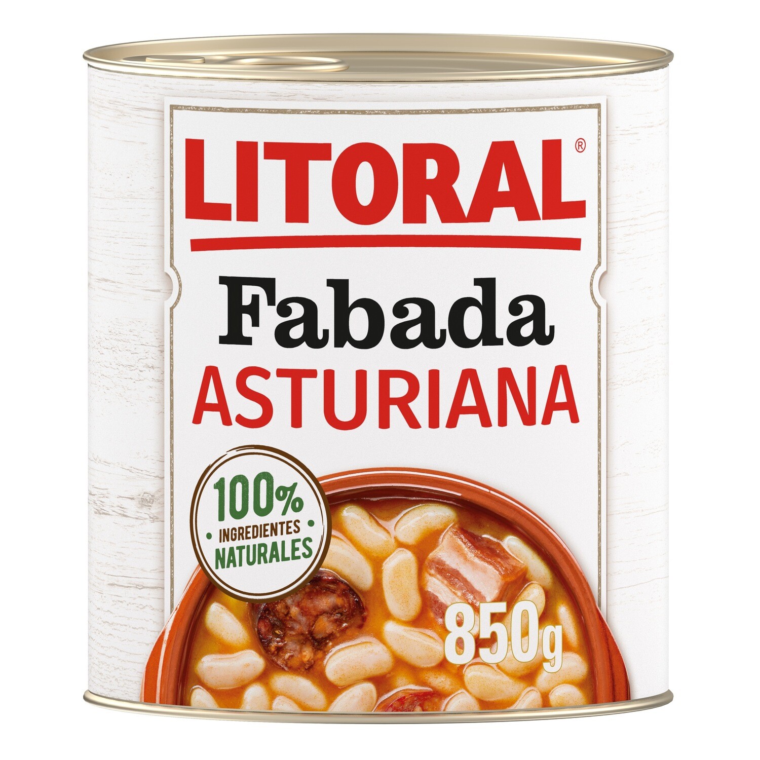 Fabada asturiana sin gluten LITORAL 850 g.