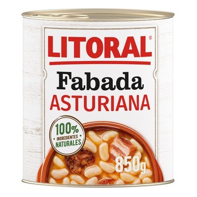 Fabada asturiana sin gluten LITORAL 850 g.