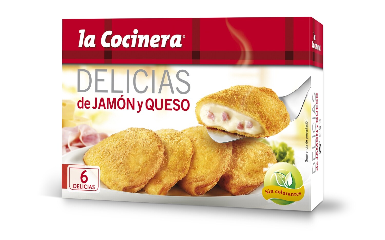 Delicias de jamón y queso LA COCINERA 300 g.
