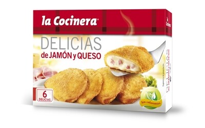 Delicias de jamón y queso LA COCINERA 300 g.