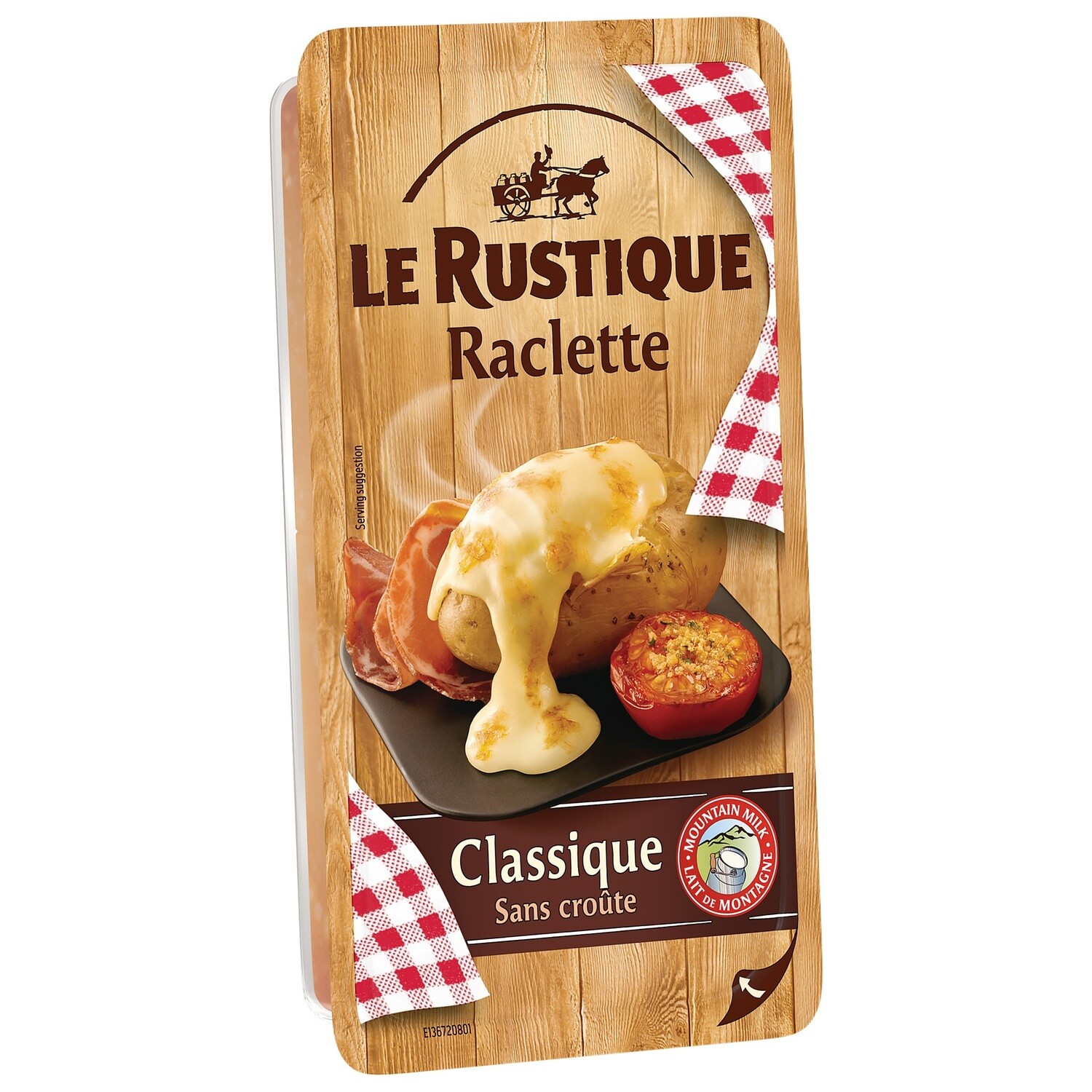 Queso especial raclette LE RUSTIQUE 350 g.