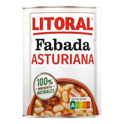 Fabada asturiana sin gluten LITORAL 420 g.