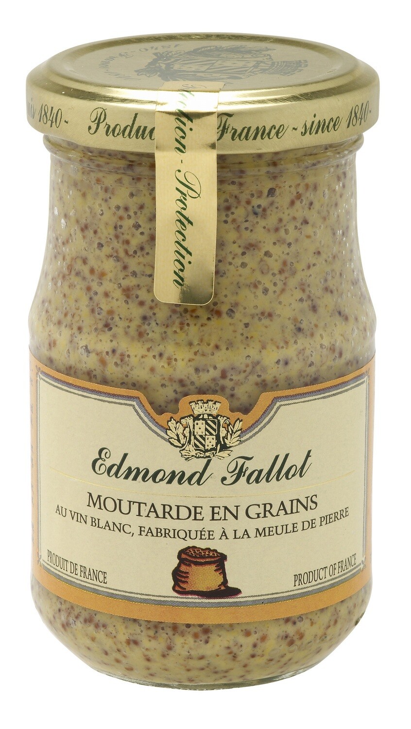Mostaza de Dijon granulada EDMOND FALLOT 205 g.