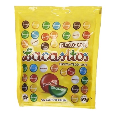 Lacasitos chocolate con leche LACASA 0.190 g.