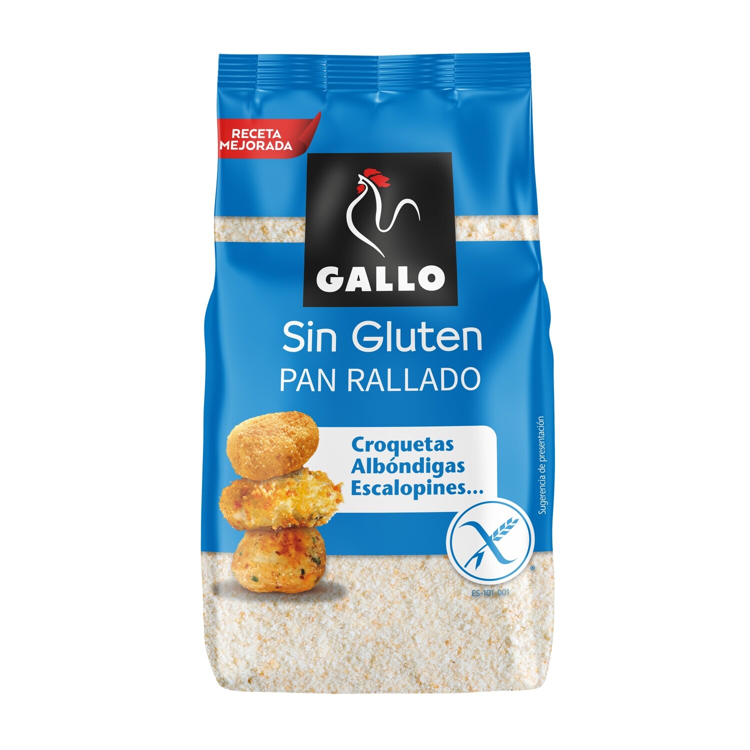 Pan rallado sin gluten GALLO 300 g.