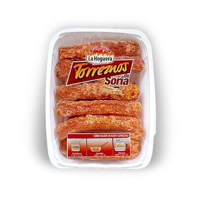 Torreznos de Soria precocinados bandeja de 215 g.