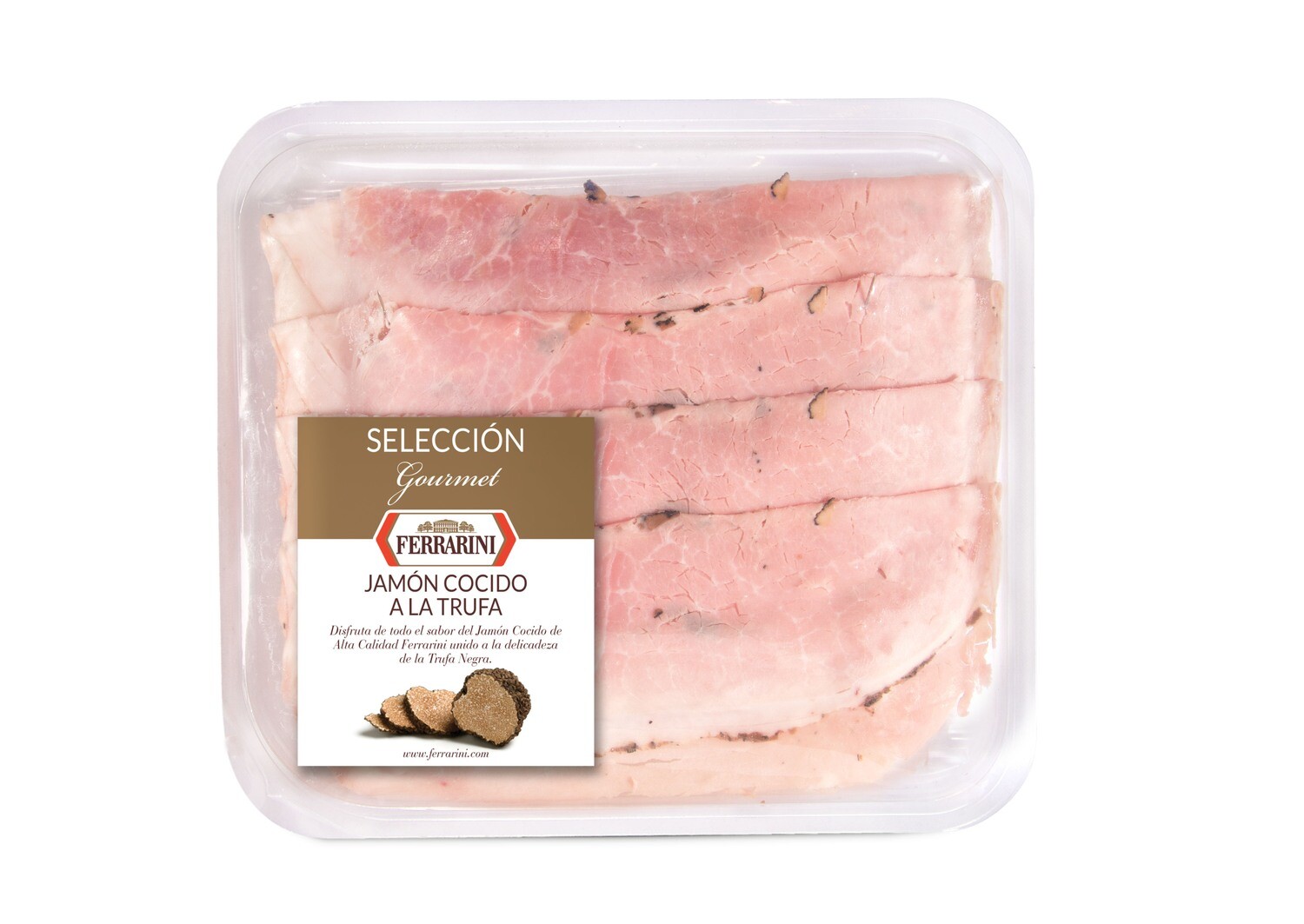 Jamón cocido a la trufa FERRARINI 100 g.