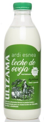Leche de oveja pasterizada quemada ULTZAMA 1 lt.