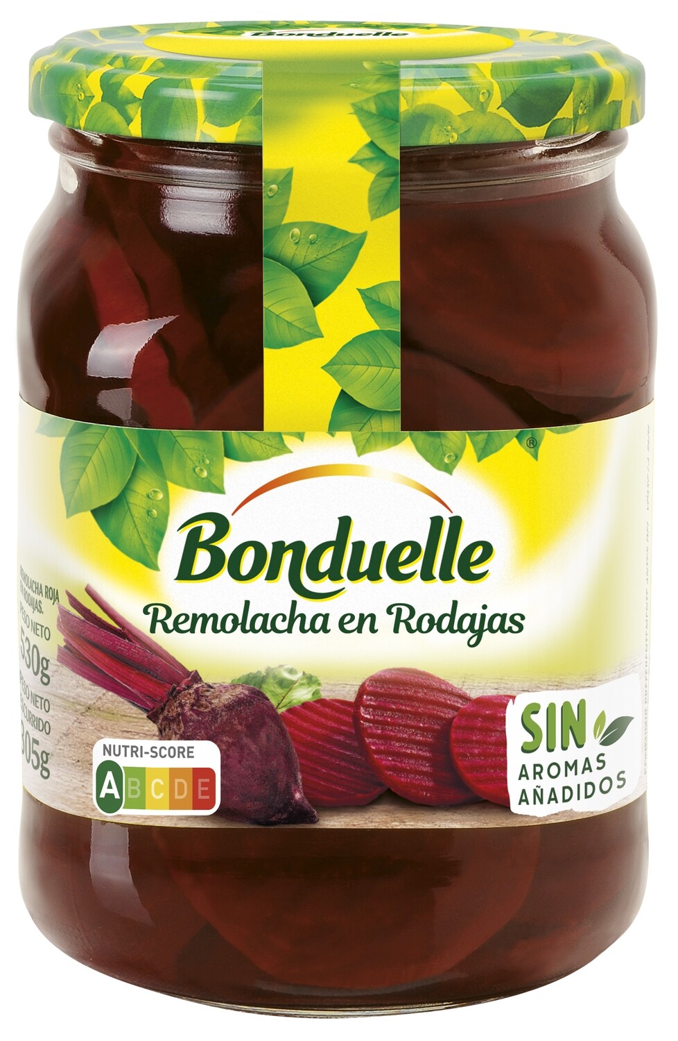 Remolacha en rodajas BONDUELLE 530 g.