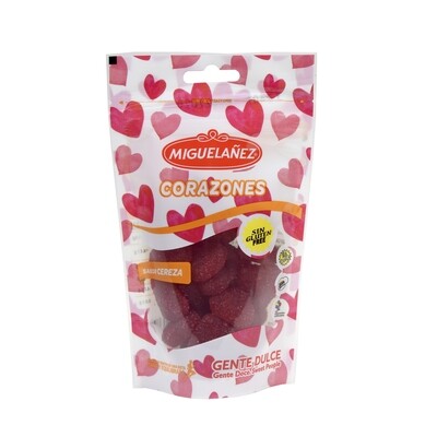 Gominolas con forma de corazón sin gluten MIGUELAÑEZ 125 g.