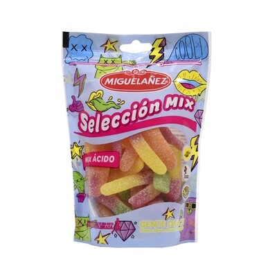 Gominolas selección mix ácido  MIGUELAÑEZ 165 g.