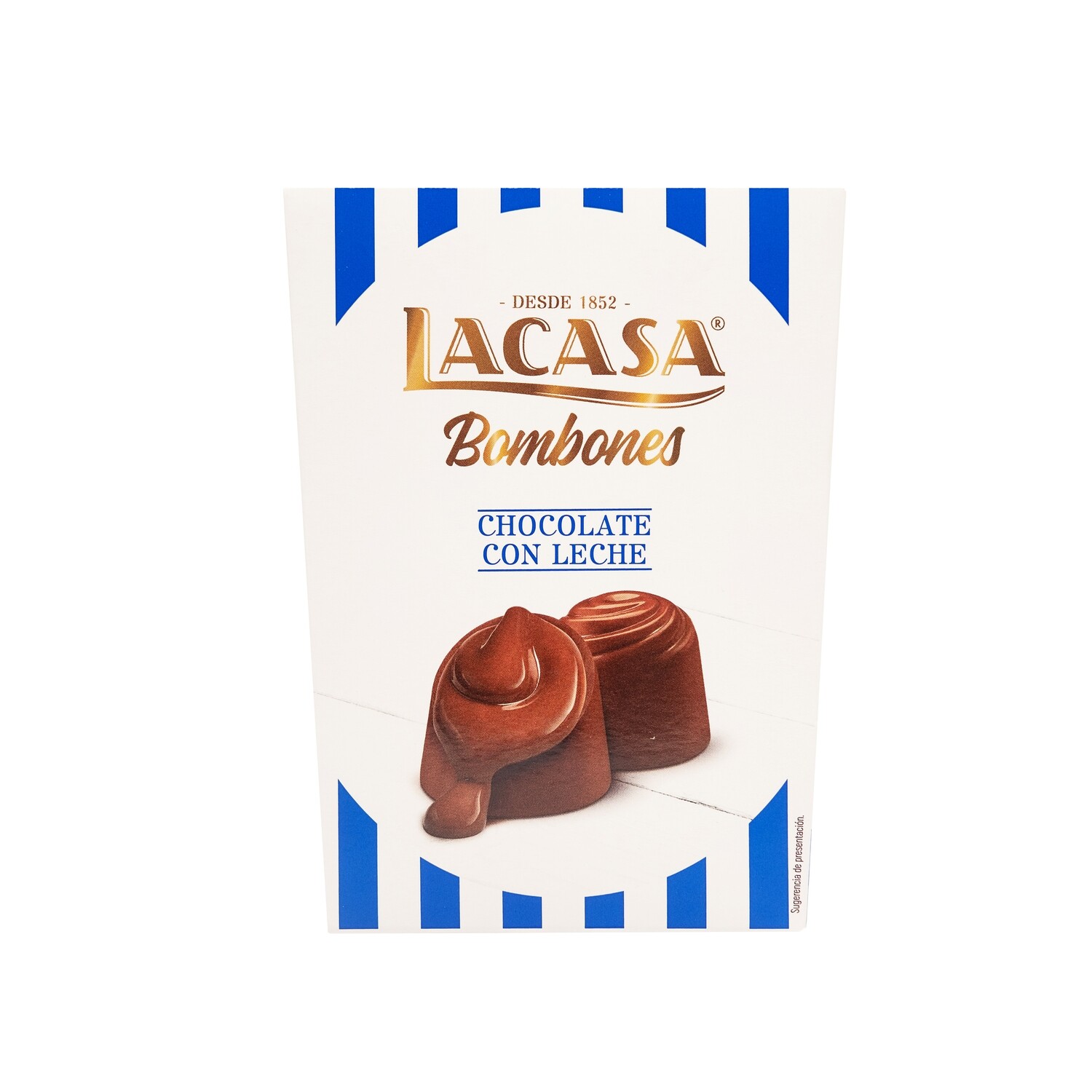 Bombones de chocolate con leche LACASA 72 g.