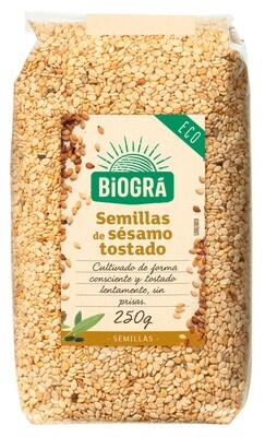 Sésamo tostado BIOGRA 250 g.