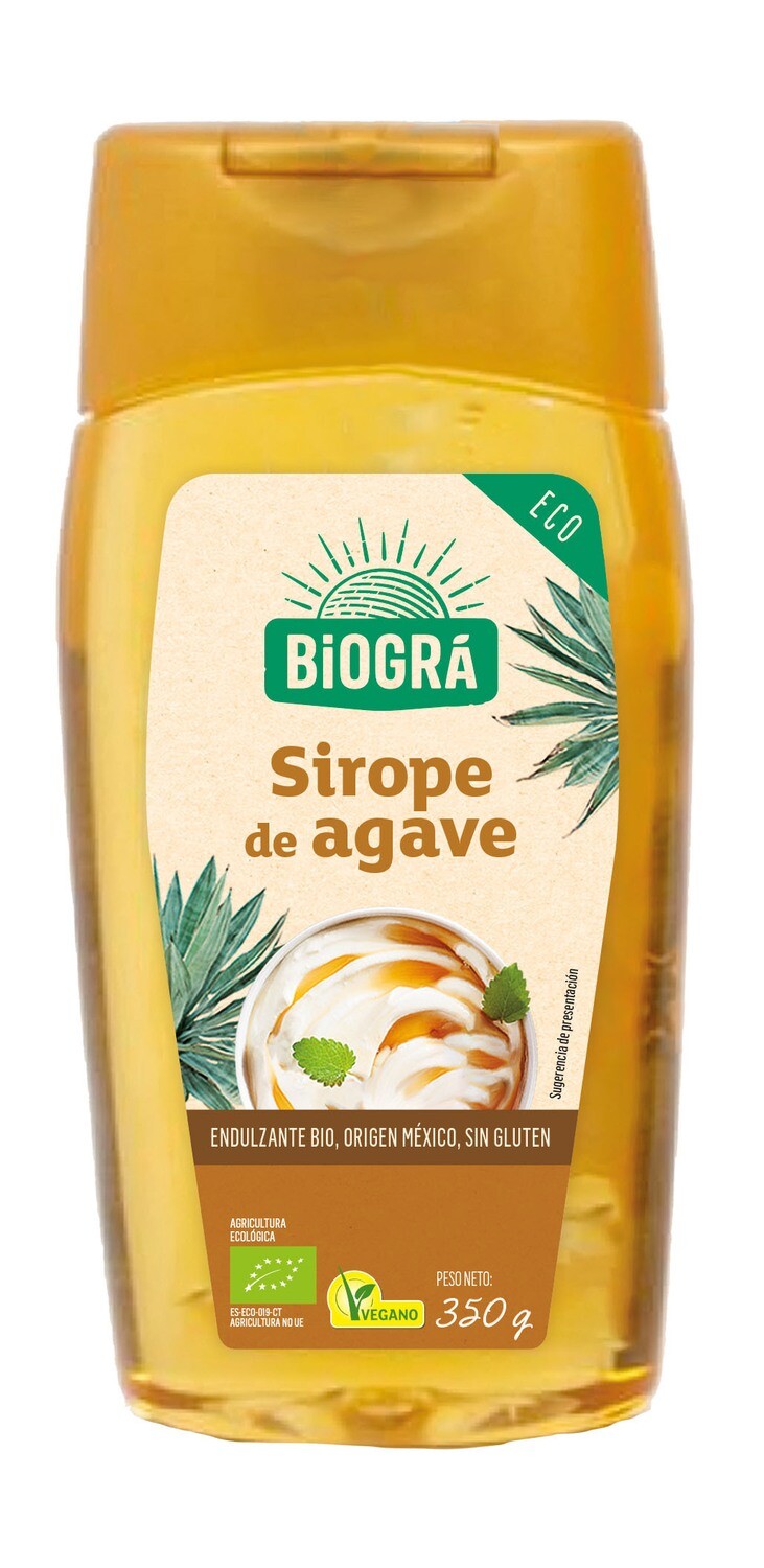 Sirope de agave BIOGRA 350 g.