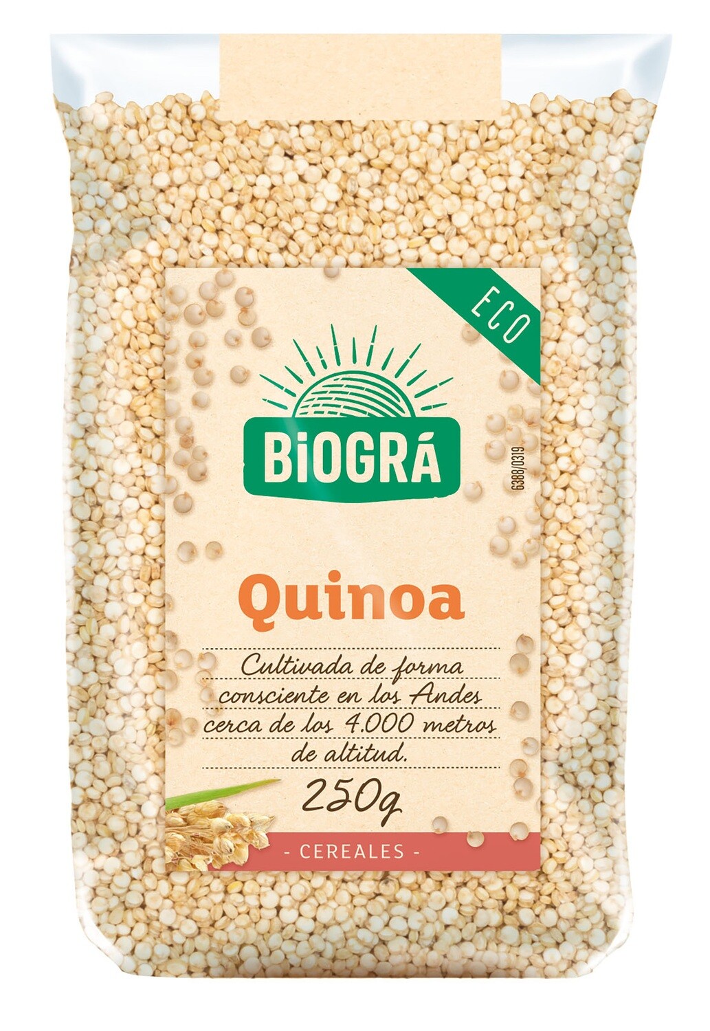 Quinoa blanca BIOGRA 250 g.