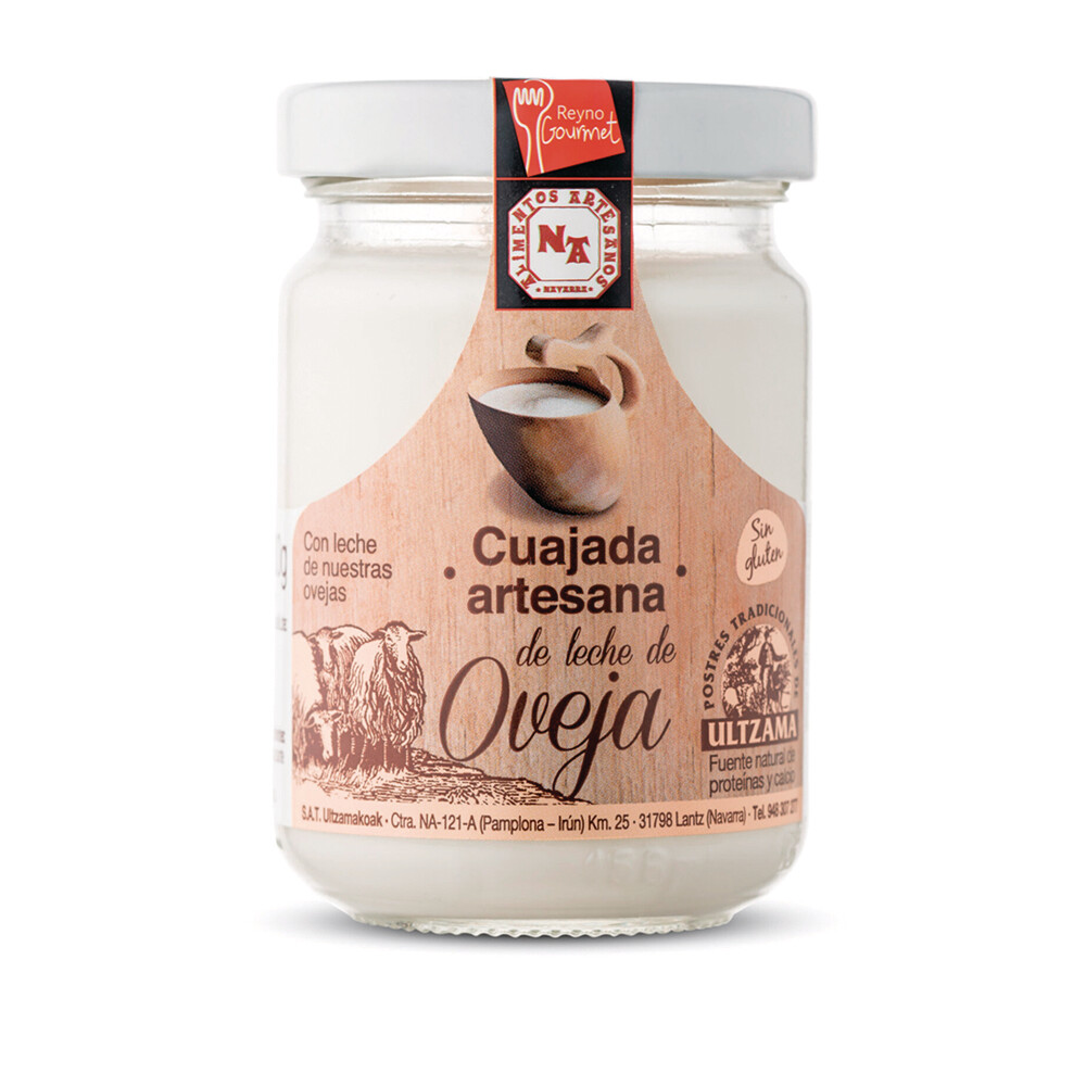 Cuajada artesana de leche de oveja ULTZAMA 130 g.