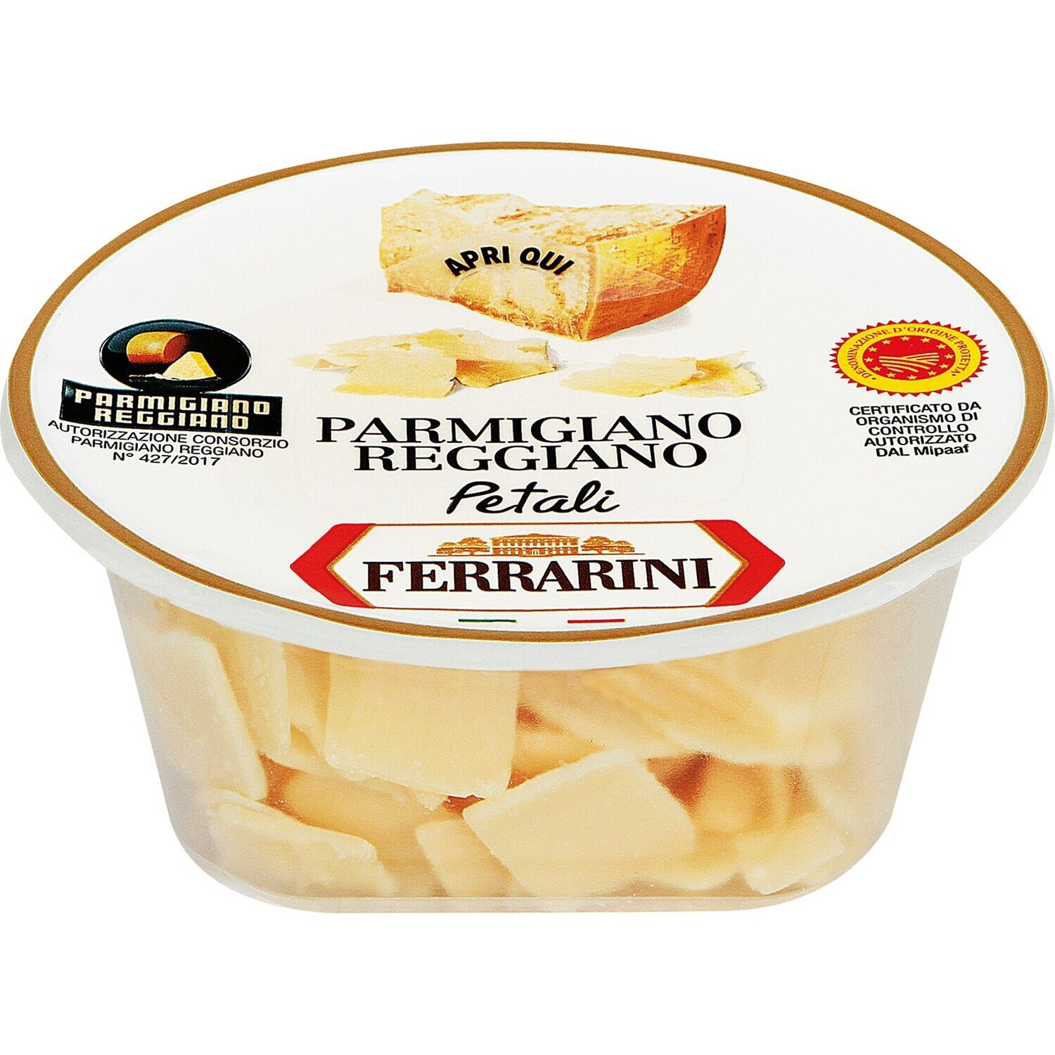 Queso parmigiano reggiano escamas FERRARINI 80 g.