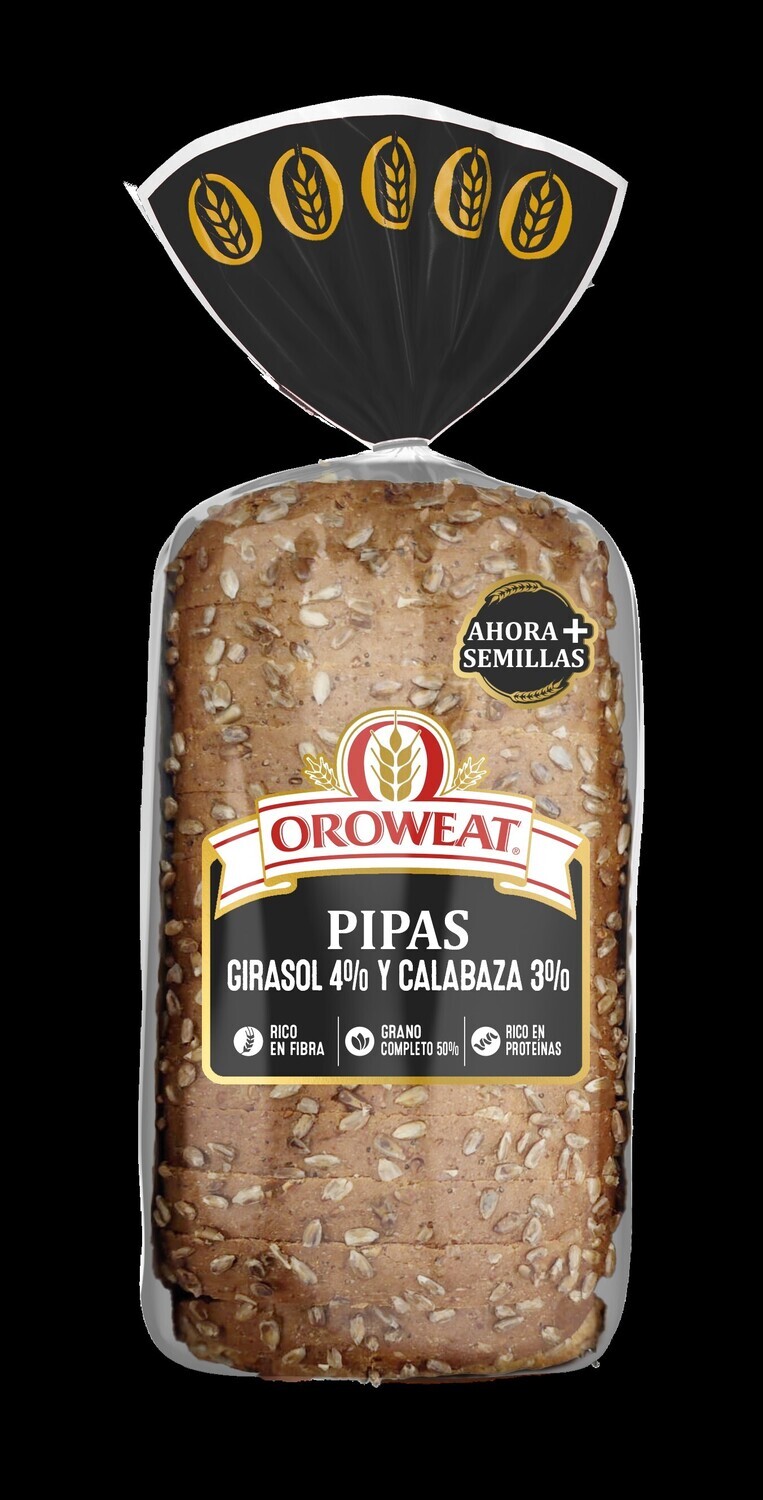 Oroweat pipas y semillas  BIMBO 550 g.
