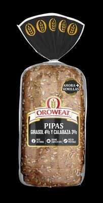 Oroweat pipas y semillas  BIMBO 550 g.