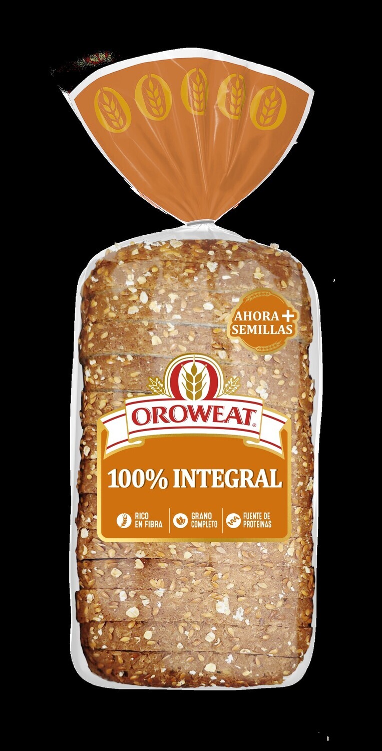 Oroweat 100% integral ses-lino BIMBO 550 g.