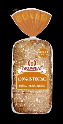 Oroweat 100% integral ses-lino BIMBO 550 g.