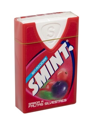 Caramelos de frutos silvestres sin azúcar SMINT 8 g.