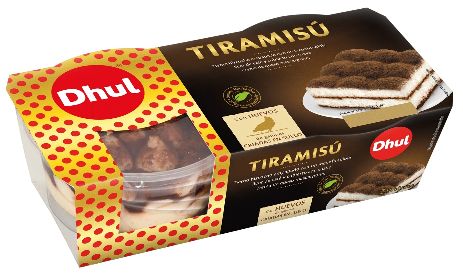 Tiramisu DHUL 160 g.