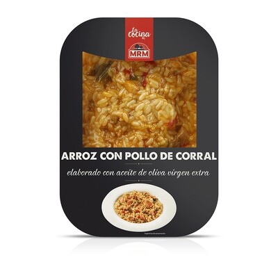 Arroz con pollo de corral M.R.M. 300 g.