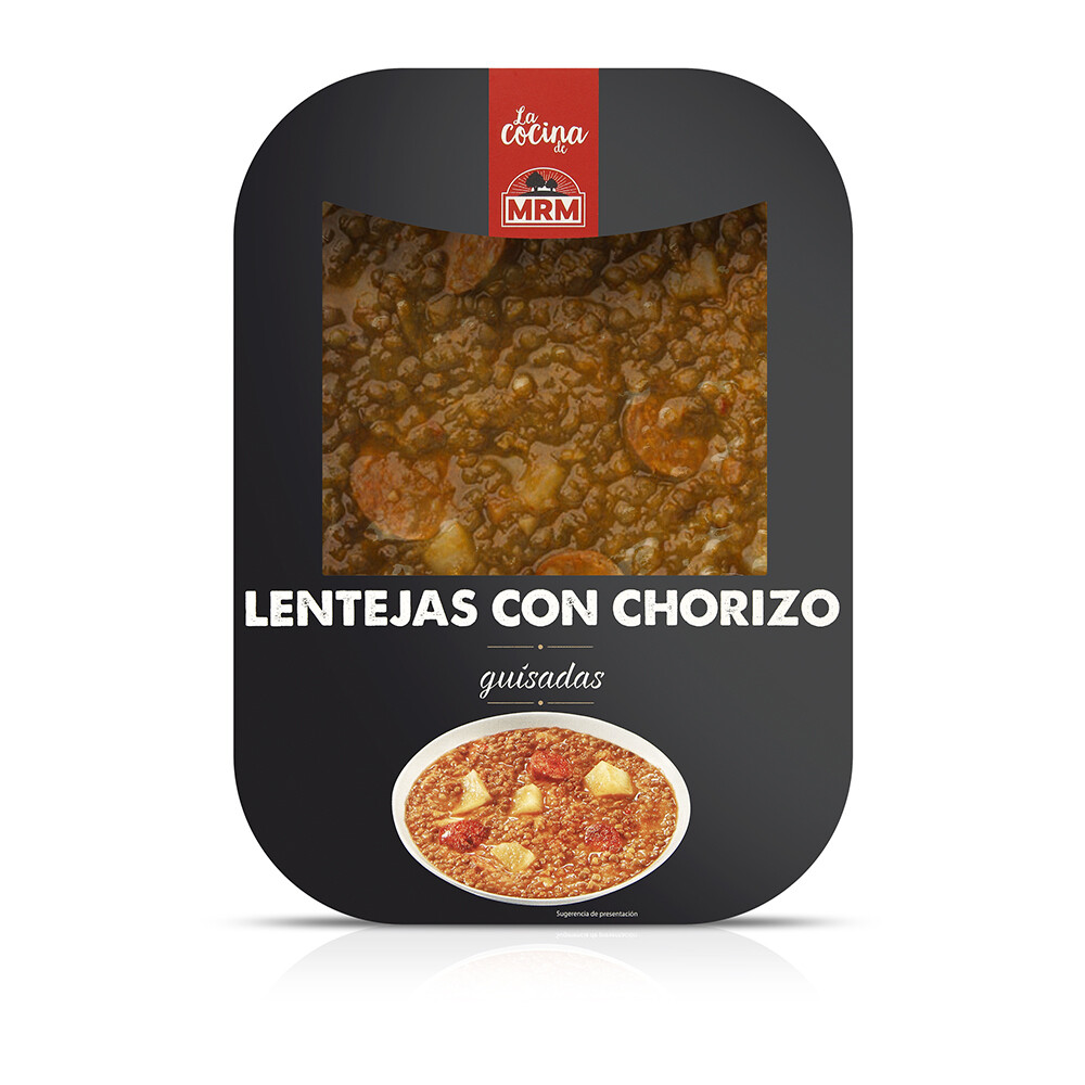 Lentejas con chorizo M.R.M. 250 g.