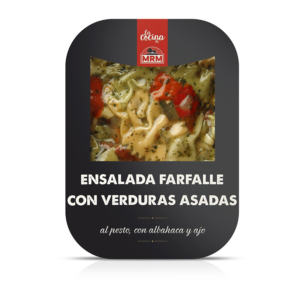 Ensalada farfalle con verduras asadas M.R.M. 300 g.