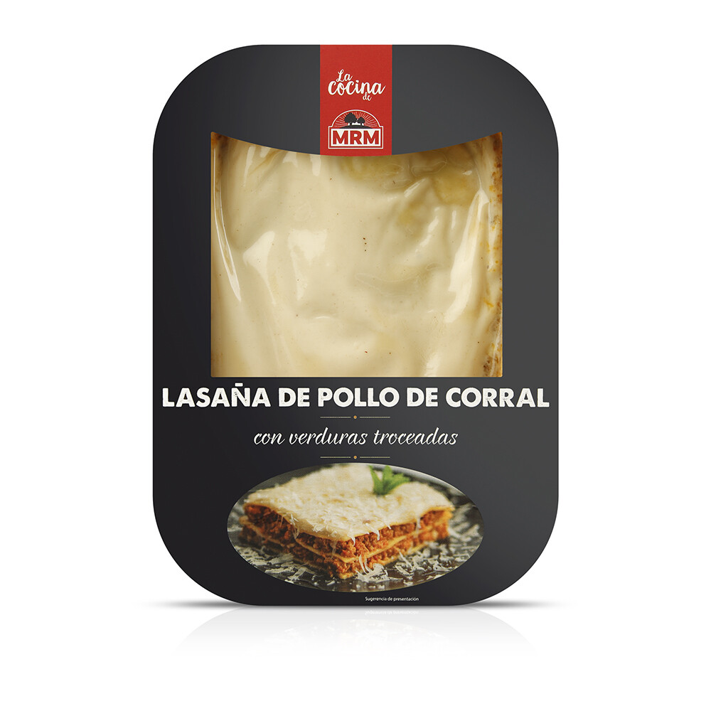 LASAÑA DE POLLO DE CORRAL 330 g. (ud)