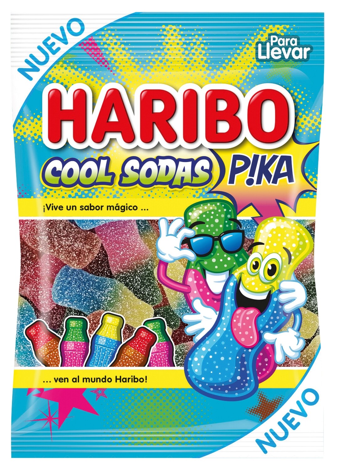 Gominolas cool soda pika HARIBO 100 g.