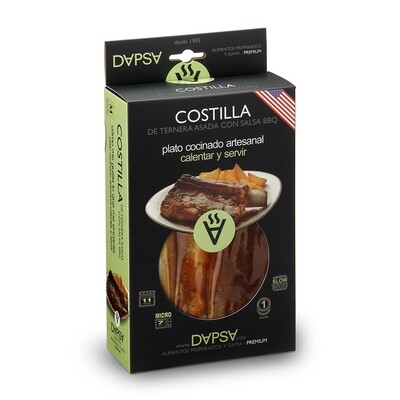 Costilla de ternera BBQ DAPSA 450 g.