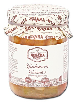 Garbanzos guisados CONSERVAS ROSARA 445 g.