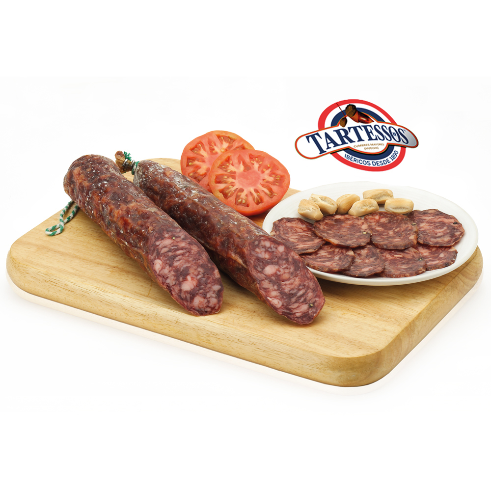 Salchichón ibérico de bellota TARTESSOS.