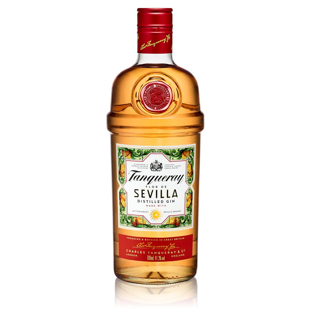 Ginebra flor de Sevilla TANQUERAY 700 ml.
