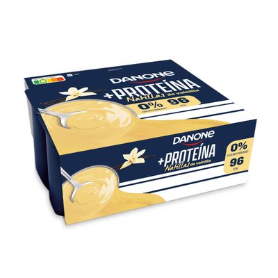 Natillas de vainilla + proteína DANONE 4x120 g.
